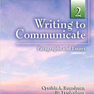 WRITING TO COMMUNICATE 2